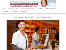 Tablet Screenshot of drugdiscountdirectory.com